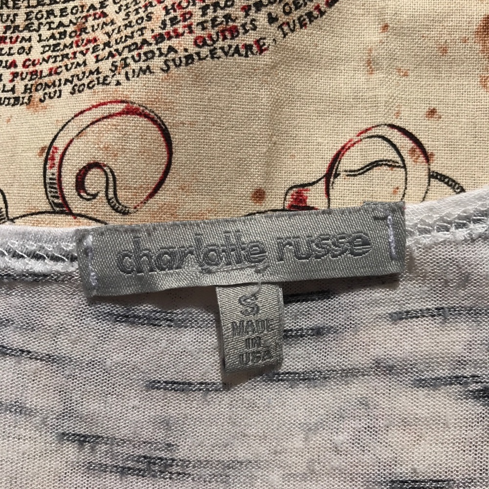 Charlotte Russe Elephant Paisley Crop top Small - Picture 3 of 5